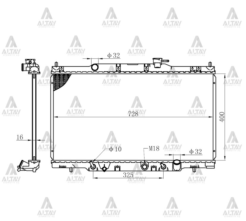 Honda CR-V Su Radyatörü 2002-2006 Radyatör Su Crv A-t Brazıng OEM 19010-PNB-901 Honda CR-V Su Radyatörü 2002-2006 Radyatör Su Crv A-t Brazıng OEM 19010-PNB-901